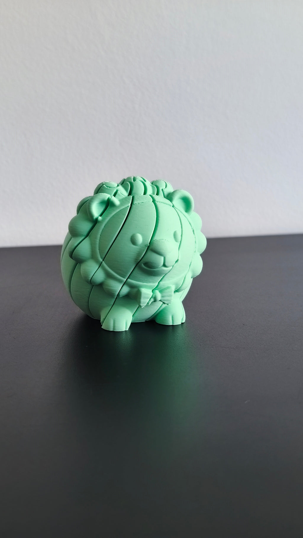 Cute Lion Slime 3D Printed Fidget