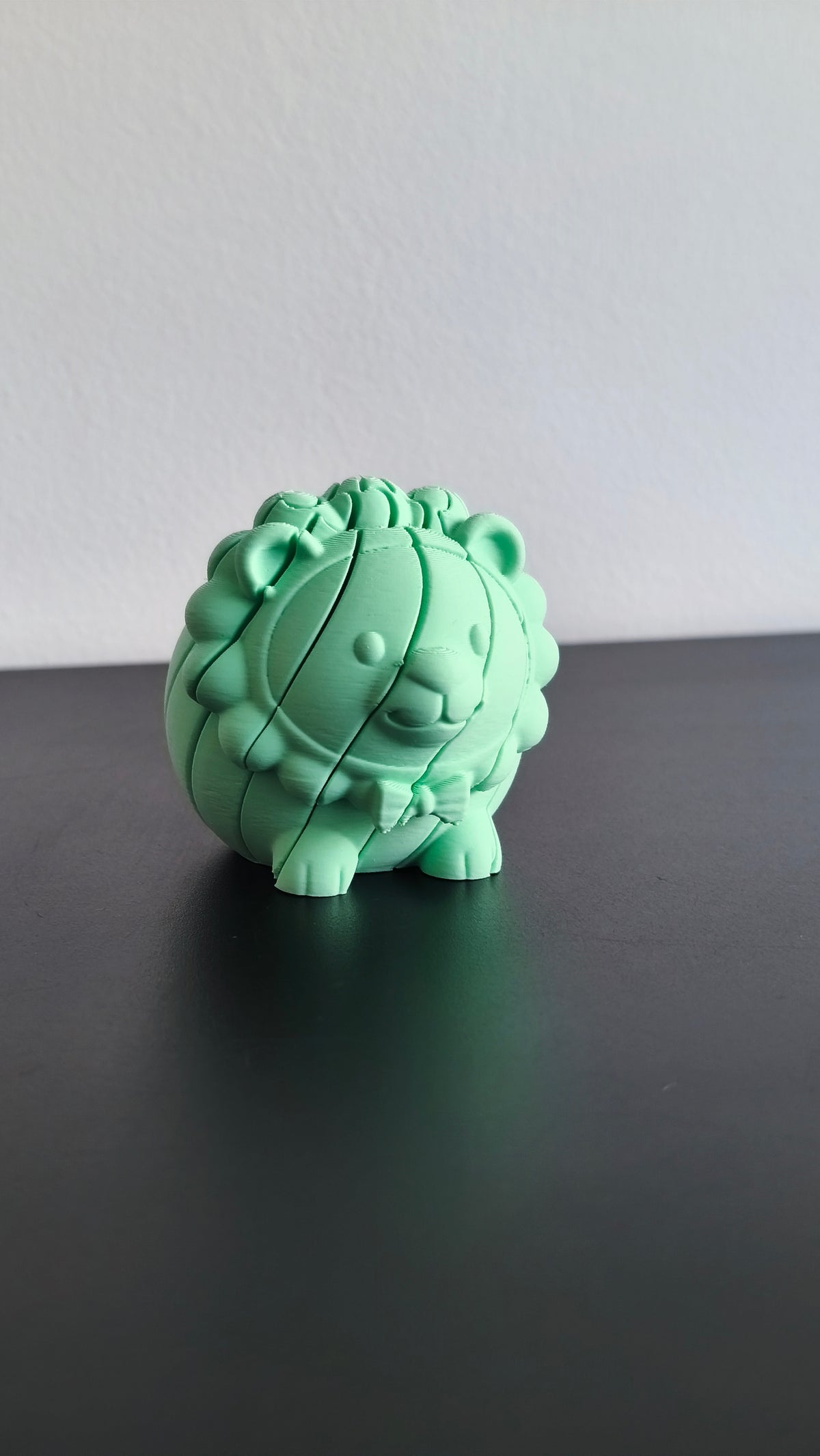 Cute Lion Slime 3D Printed Fidget