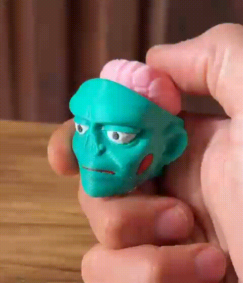 Zombie Clicker 3D Printed Fidget Toy