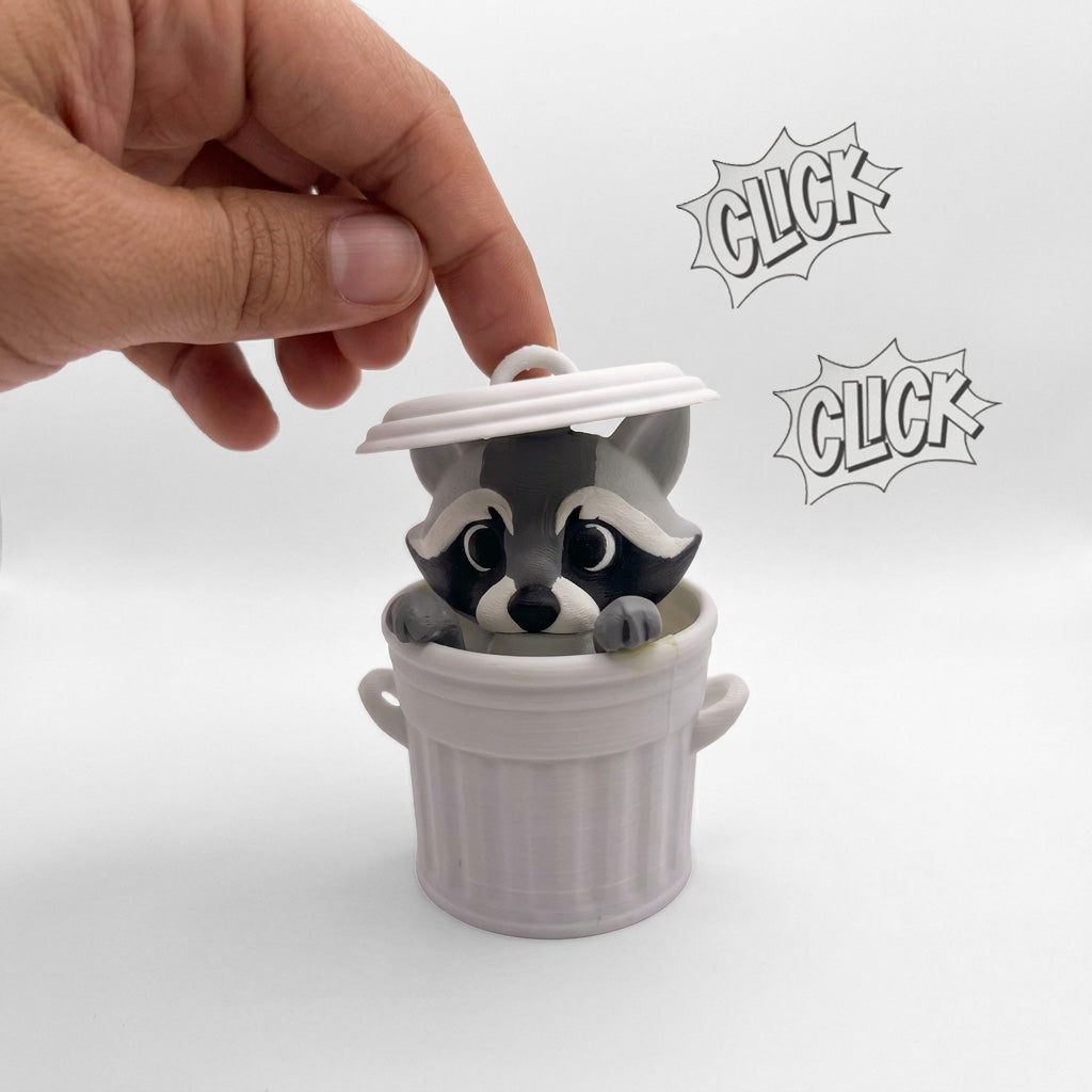 Trash Panda Clicker 3D Printed Fidget Toy