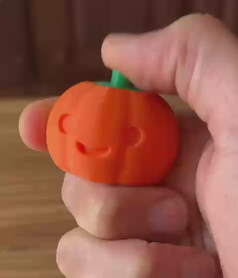 Pumpkin Clicker 3D Printed Fidget Toy